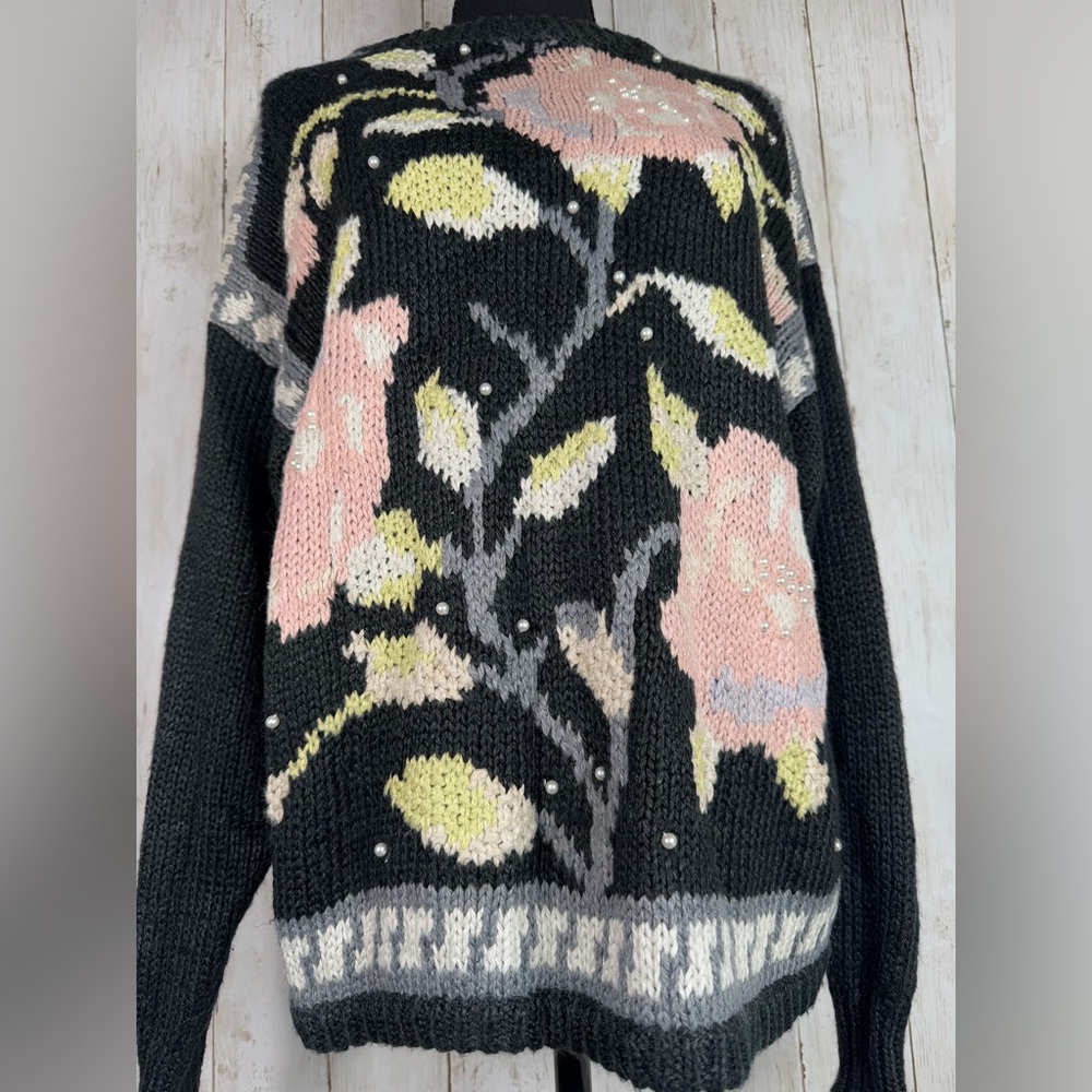 Vintage Kitty Hawk by‎ Vivian Wang Sweater-Medium - Picture 3 of 8